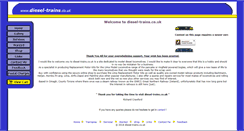 Desktop Screenshot of diesel-trains.co.uk